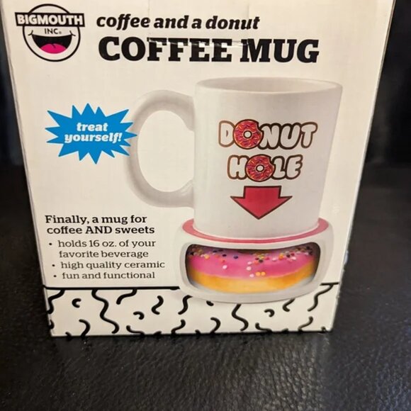 Bigmouth Inc Donut Hole mug Brand New - Picture 7 of 11